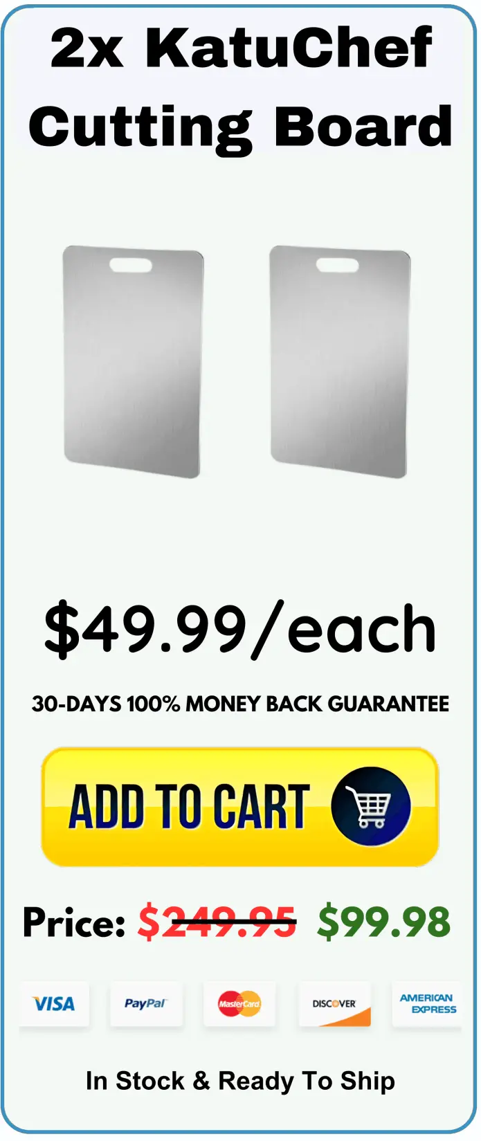 KatuChef Cutting Board offer price 